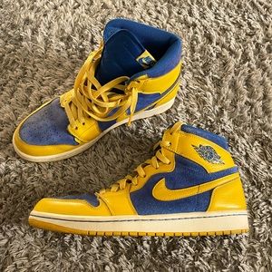 Blue Suede Jordan 1’s